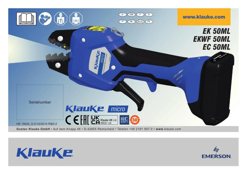 Klauke EK 50 ML: caratteristiche e limiti