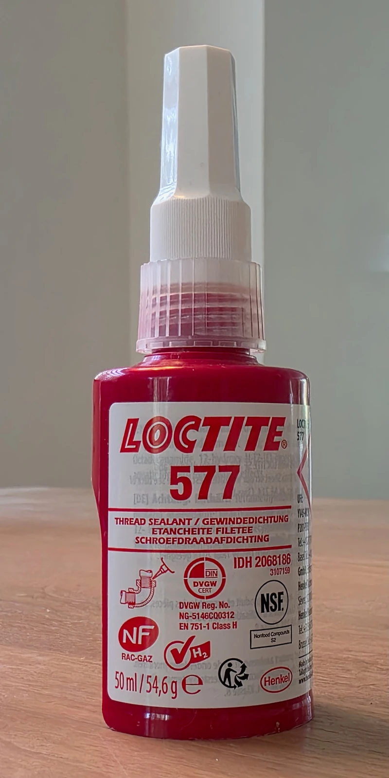 LOCTITE 577 thread sealant: cure time and use