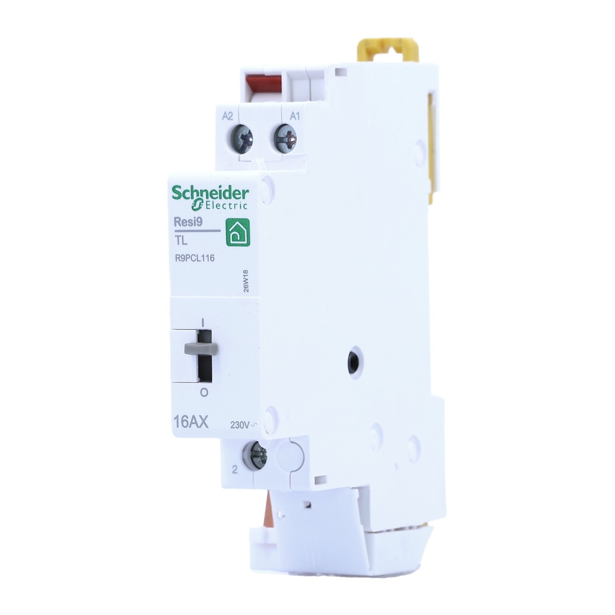 Telerruptor modular Schneider Resi9 en formato carril DIN